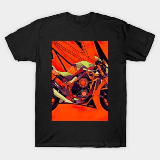 Abstract Motorcycle Forms T-Shirt